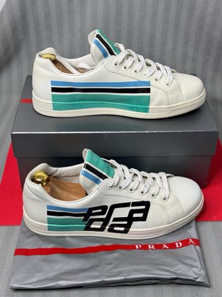 Zapatillas Prada Down Town Blancas Talla 44