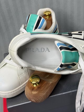 Zapatillas Prada Down Town Blancas Talla 44