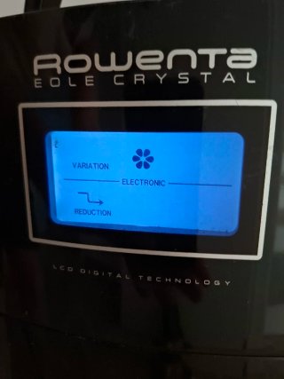 Rowenta Eolo Crystal Ventilatore Funzionante