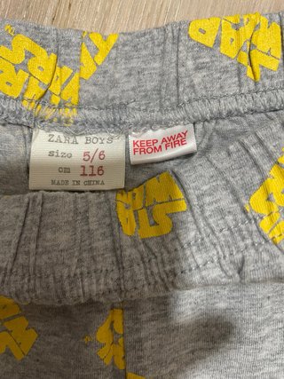 Conjunto Star Wars Zara Talla 5-6 años