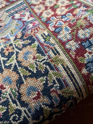 Tappeto Nain Seta e Lana 117x62