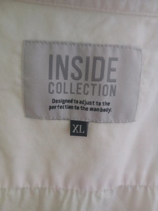 Camisa blanca manga corta