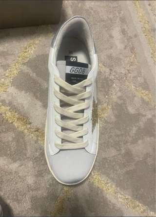 Golden Goose Superstar Bianche Oro Glitter