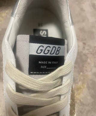Golden Goose Superstar Bianche Oro Glitter