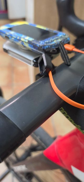 Luz para bicicleta con soporte