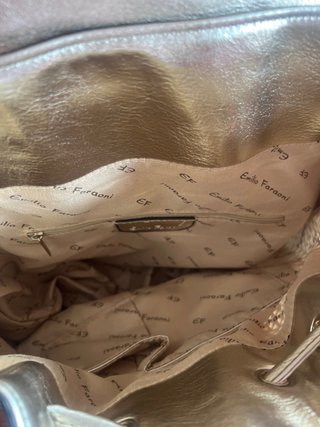 Mochila Dorada Emilio Faraoni