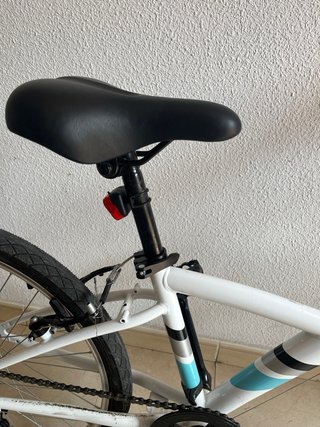 Bicicleta BTWIN 6v 100 Blanco 24 pulgadas