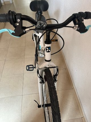 Bicicleta BTWIN 6v 100 Blanco 24 pulgadas