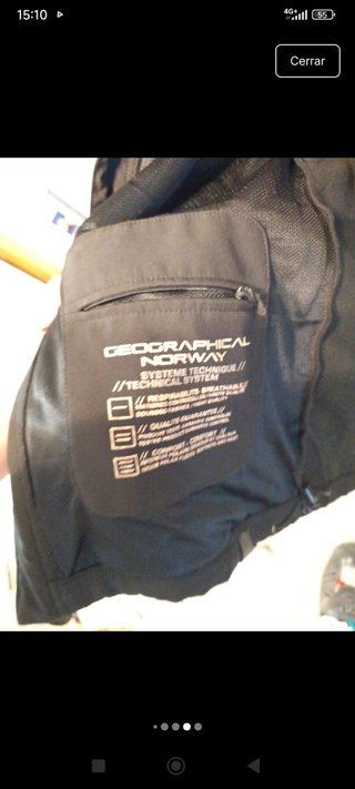 Chaqueta Geographical Norway impermeable. Hombre.