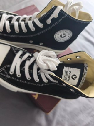 Zapatillas Victoria Botín Negras Talla 38