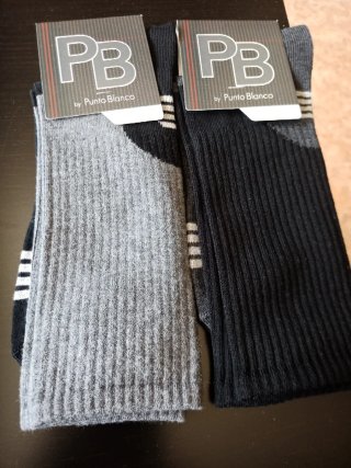 Calcetines Punto Blanco Hombre Talla Única