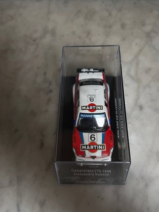 Modellino Alfa Romeo 155 DTM Nannini Autografato