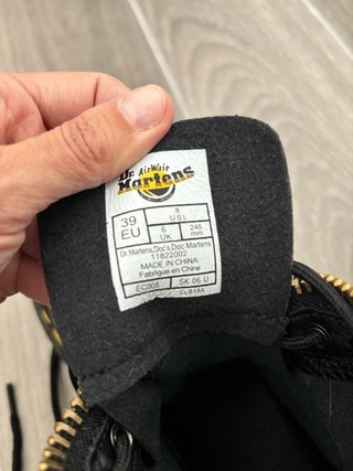Botas Dr. Martens Talla 39 con plataforma