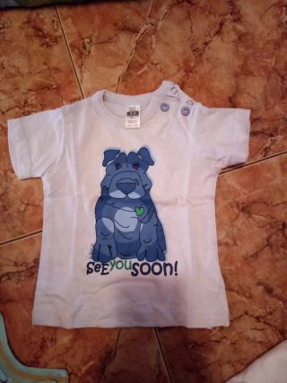 Lote 3 camisetas y 2 polos bebé 3-6m
