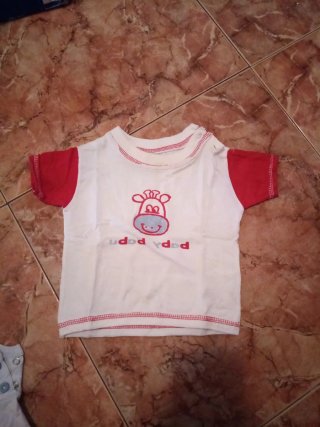 Lote 3 camisetas y 2 polos bebé 3-6m