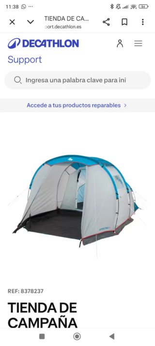 Tienda de campaña Quechua Arpenaz 4.1