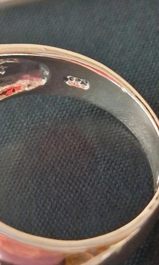 Anello argento 925 e topazio blu