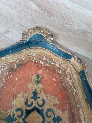 Bandeja decorativa madera