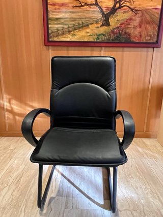15 Sillas de oficina negras