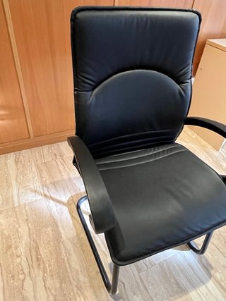 15 Sillas de oficina negras