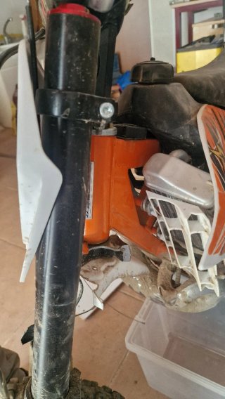 Malcor 65cc Replica Motocross Naranja/Blanco