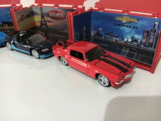 Set auto Burago scala 1:64 LamborghiniFordBugatti