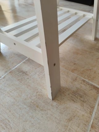 Caballete blanco 2x IKEA