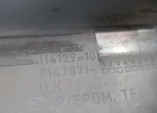 7147871 paragolpes trasero mini mini cooper 134009