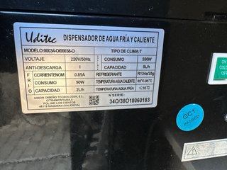Fuente Agua Fría/Caliente Ósmosis Inversa