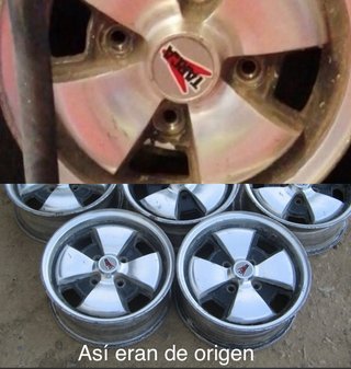 Juego 4 Llantas clásicas Targa TRS 7x13" - SEAT