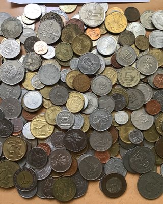 1 kilo monedas NO Europa NO Norteamérica. Lote 6