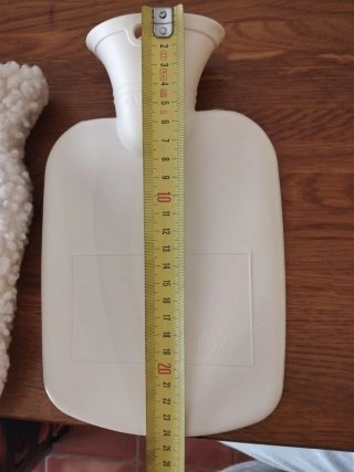 Bolsa de agua infantil con funda de peluche