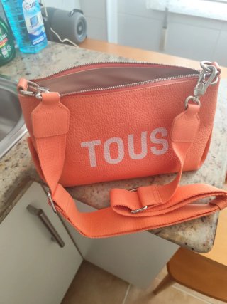 Bolso Tous Naranja Blanco Nuevo