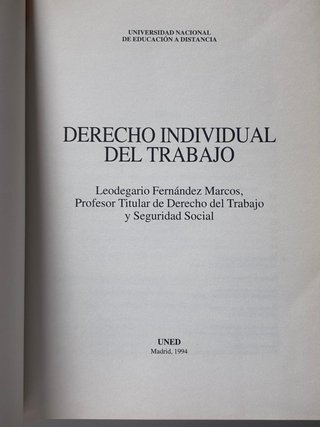Libros Derecho del Trabajo UNED + Alonso Olea