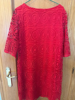 Vestido rojo encaje