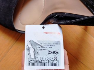 Zapatos tacón Stradivarius negros