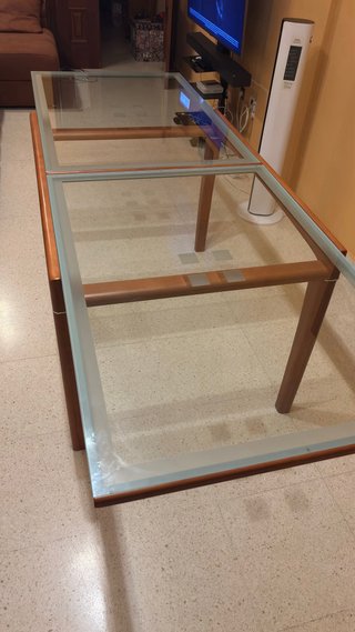 Mesa Comedor Cristal extensible