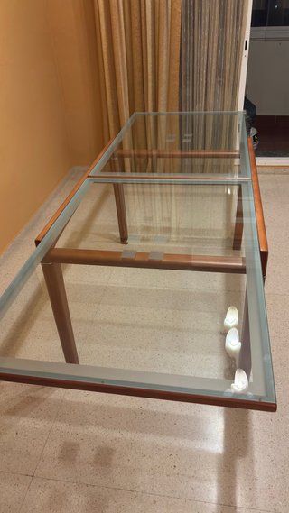 Mesa Comedor Cristal extensible