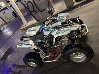 Quad Yamaha Blaster Azul y Blanco