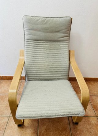 Sillón Ikea Poäng Madera Gris
