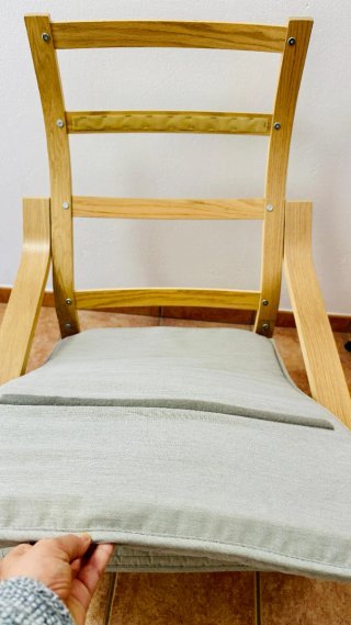 Sillón Ikea Poäng Madera Gris
