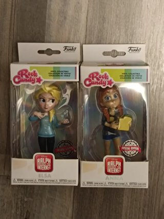 Funko Rock Candy Frozen Elsa y Anna Disney