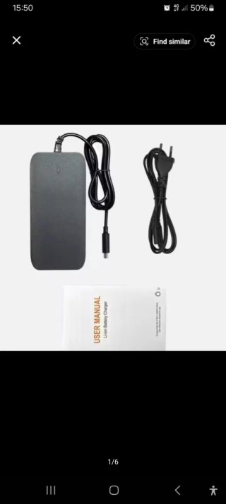 Cargador Batería Li-ion Bicicleta Eléctrica