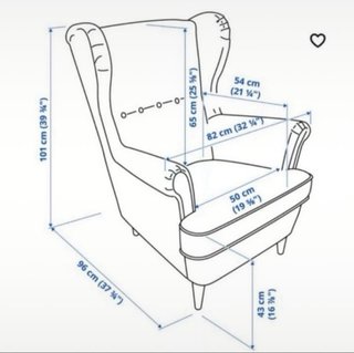 Sillón  Ikea STRANDMON