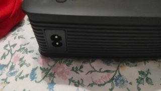 Videoproiettore nero e bianco