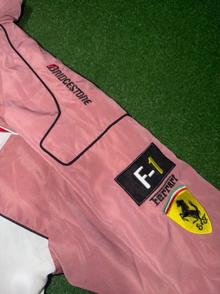 Chaqueta Ferrari F1 Vintage Y2K Rosa Talla L