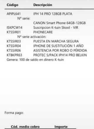 iPhone 14 Pro blanco