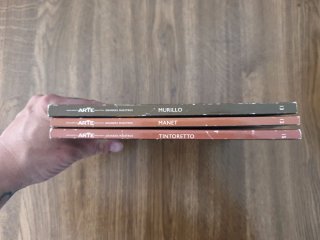 LOTE 3 LIBROS "GRANDES MAESTROS DEL ARTE"