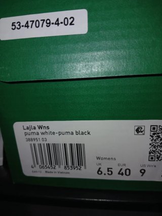 Zapatillas Puma Blancas y Negras