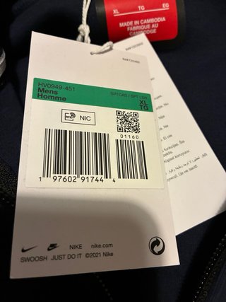 Sudadera Nike Tech Azul